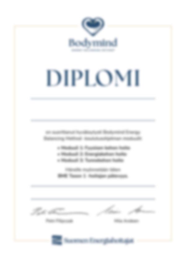 Diplomi – BME Taso 2